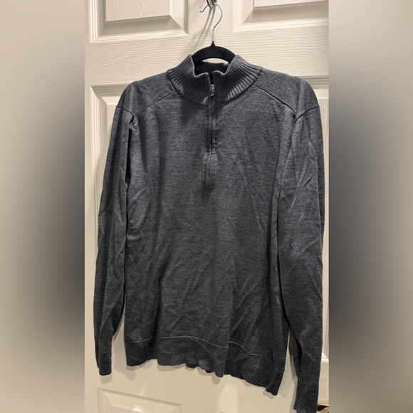 Smartwool Men’s Merino Wool 1/4 Zip Pullover Sweater Gray Size XL - Picture 3 of 11